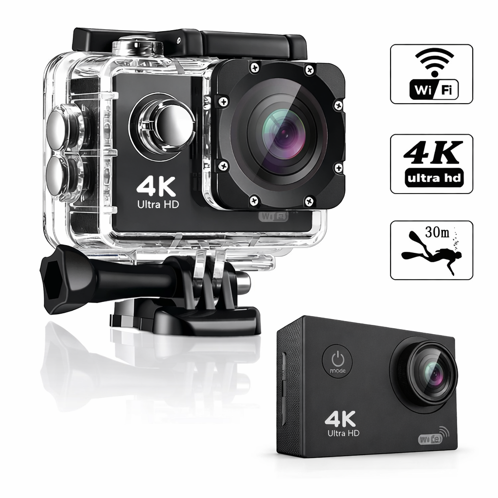 🔥 LIQUIDACIÓN DE STOCK: - CÁMARA GOPRO 4K + FUNDA ULTRARRESISTENTE DE REGALO - [PROMOCIÓN DE CUMPLEAÑOS]