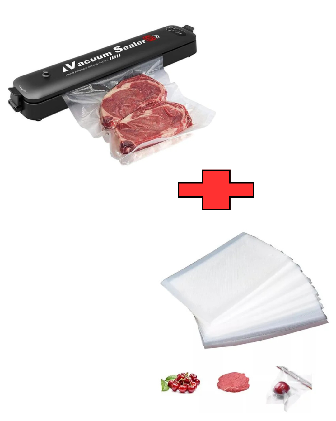 Maquina selladora al vacio + 100bolsas  como regalo - Pagas al recibir🚚