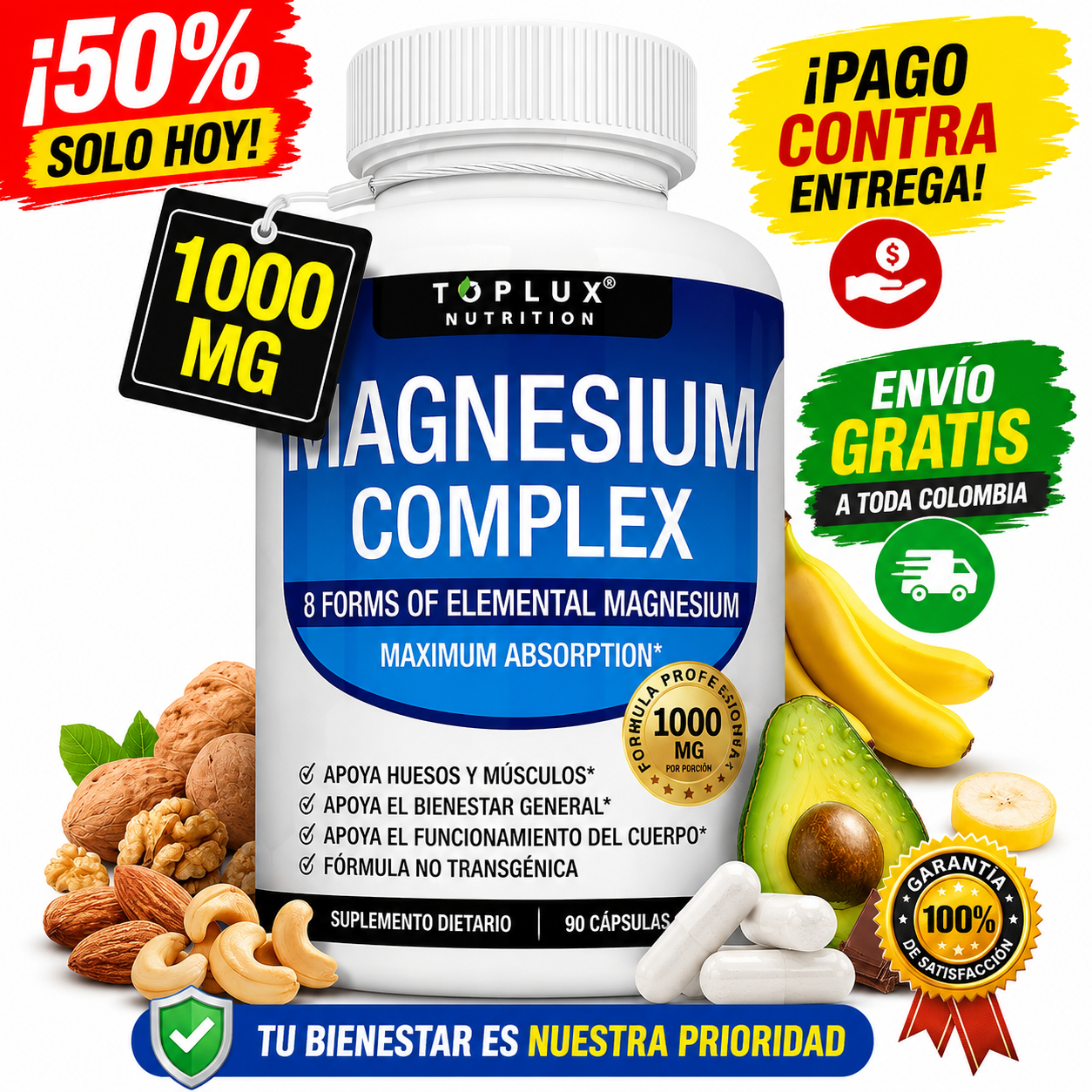 [PROMO] Magnesium Complex -Recupera Tu Energía y Relaja Tu Cuerpo Desde la Primera Semana