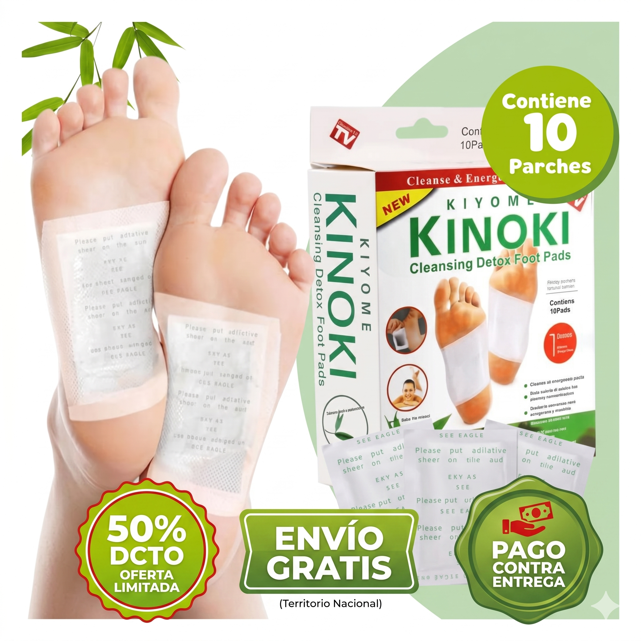[PROMO] Night Detox Patch™ | Parches Relajantes Para Pies -Pago Contra Entrega+envio gratis