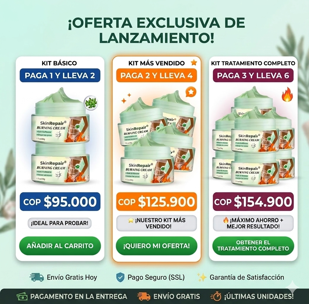 🎁 2x1 HOY | SkinRepair™ Crema Corporal con Envío Gratis y Pago Contra Entrega