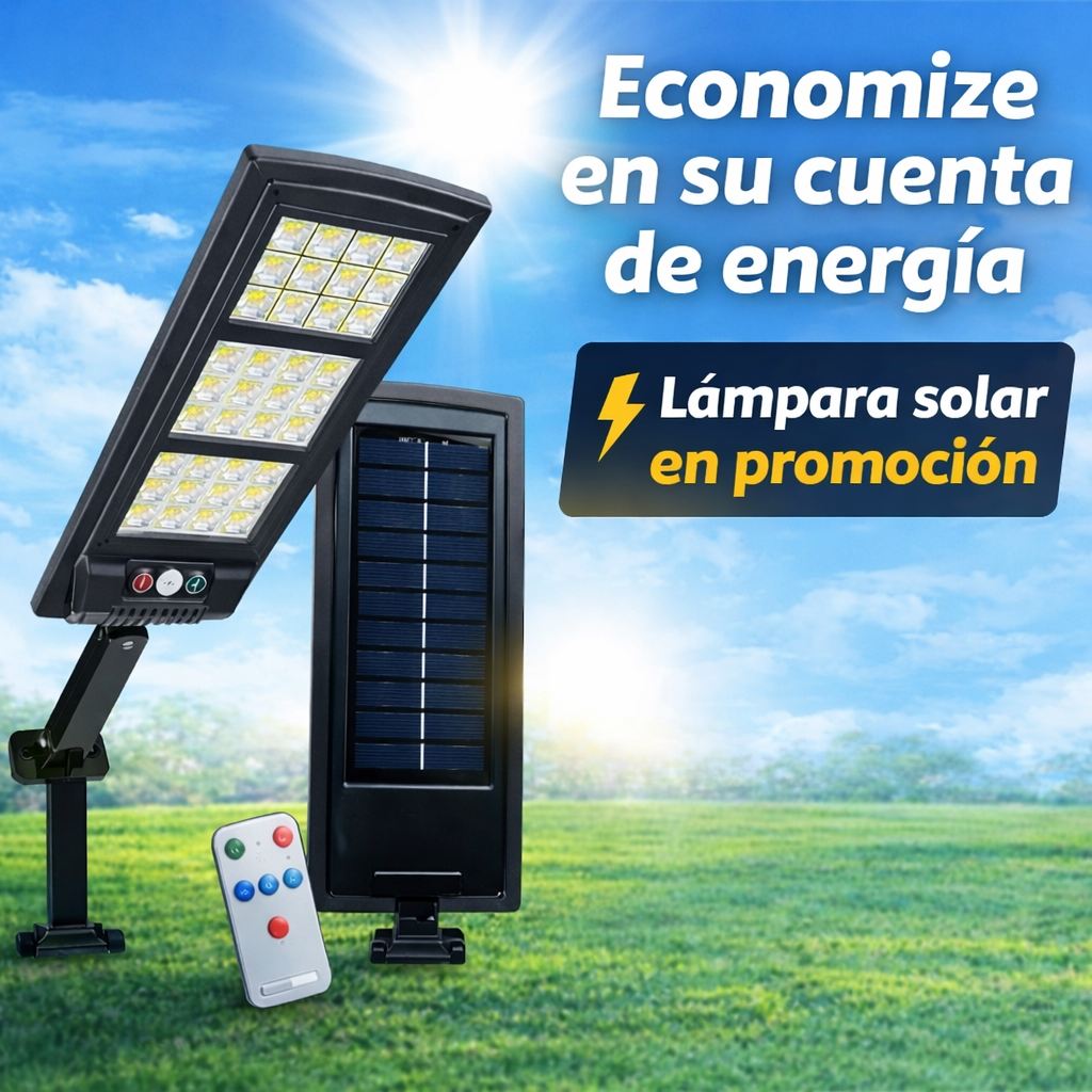 [PROMO]AHORRA HASTA 72% DE ENERGÍA - SUNLIGHT - Foco Mini Solar Para Exteriores